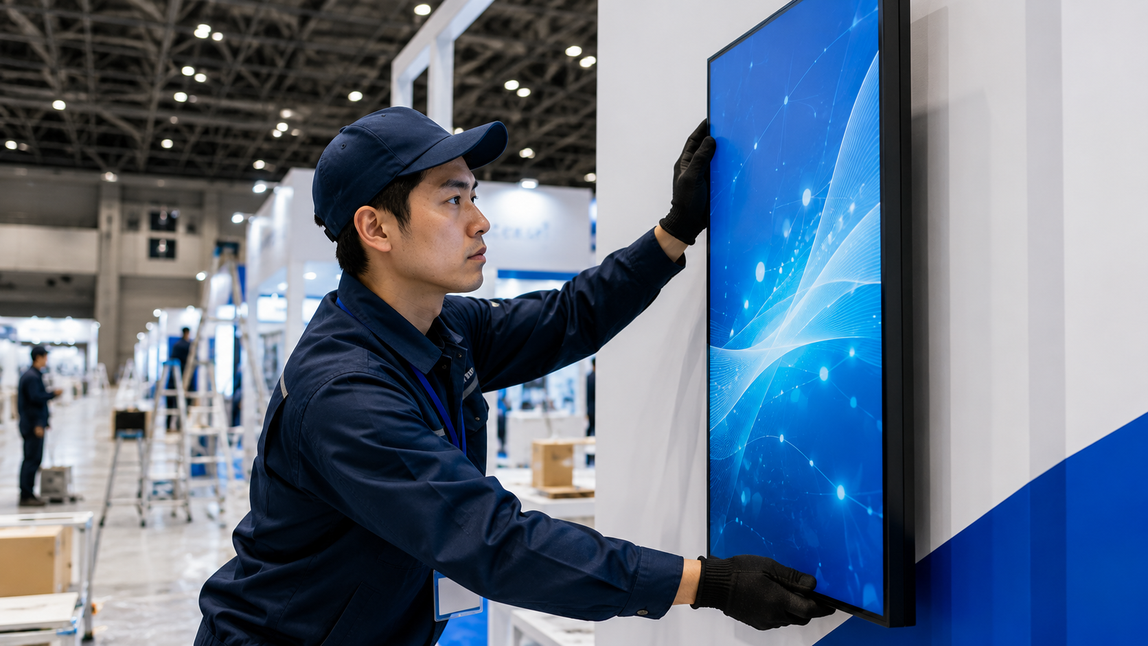 デジタルサイネージレンタル|初めての展示会出展でもブース集客を成功に導く活用術