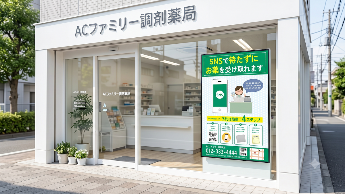 「健康サポート」「地域連携」の強みを地域に伝える薬局向けデジタルサイネージ活用術
